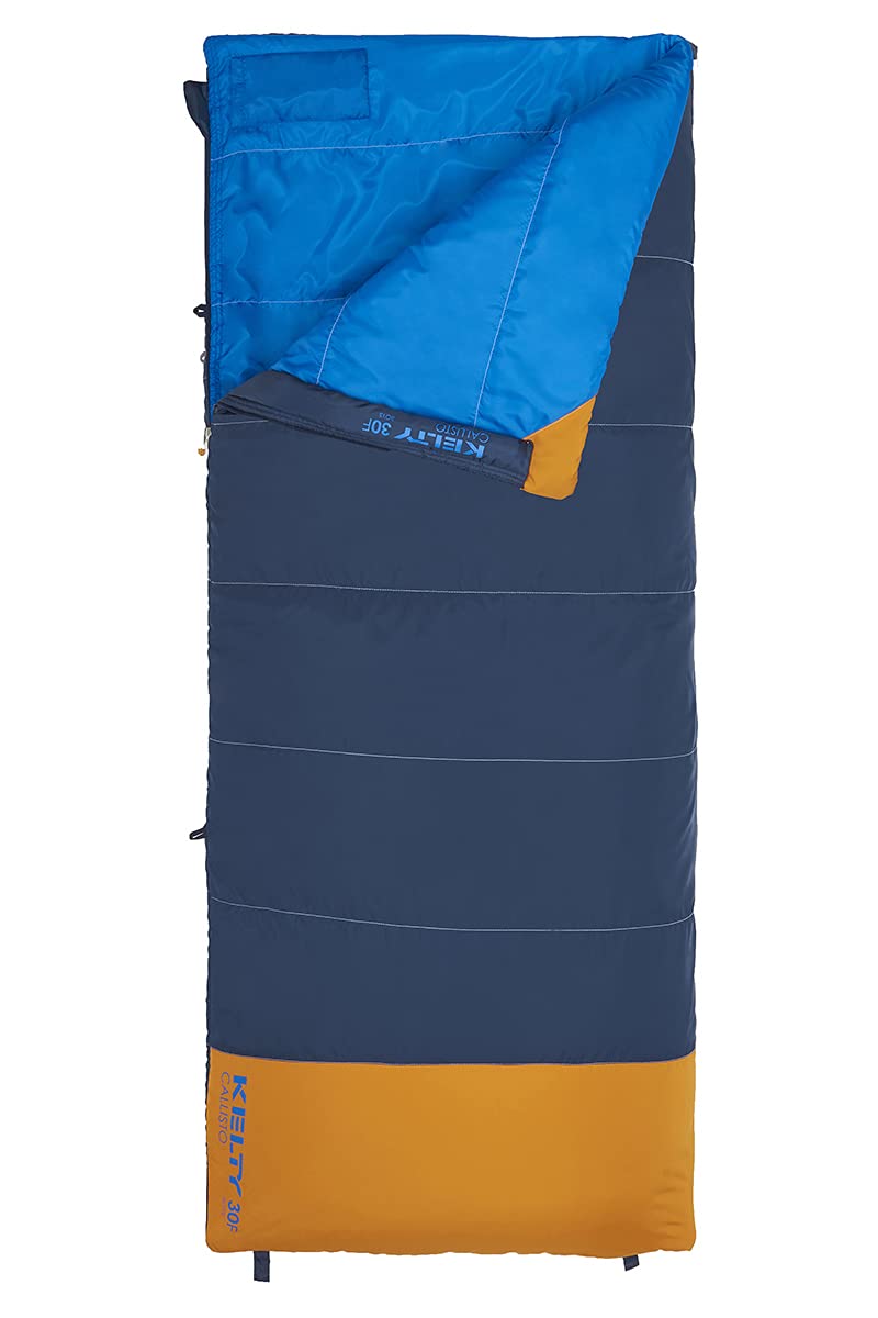 Kelty Callisto Kids inside view highlighting soft shell comfort for snuggly camping.
