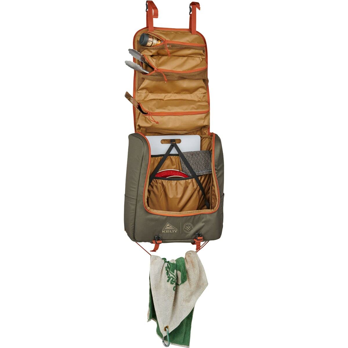 Kelty Camp Galley Deluxe compact packed size fits backpacking trips.