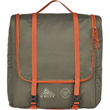 Kelty Camp Galley Deluxe in-use setup on a campsite counter supports organized cooking.