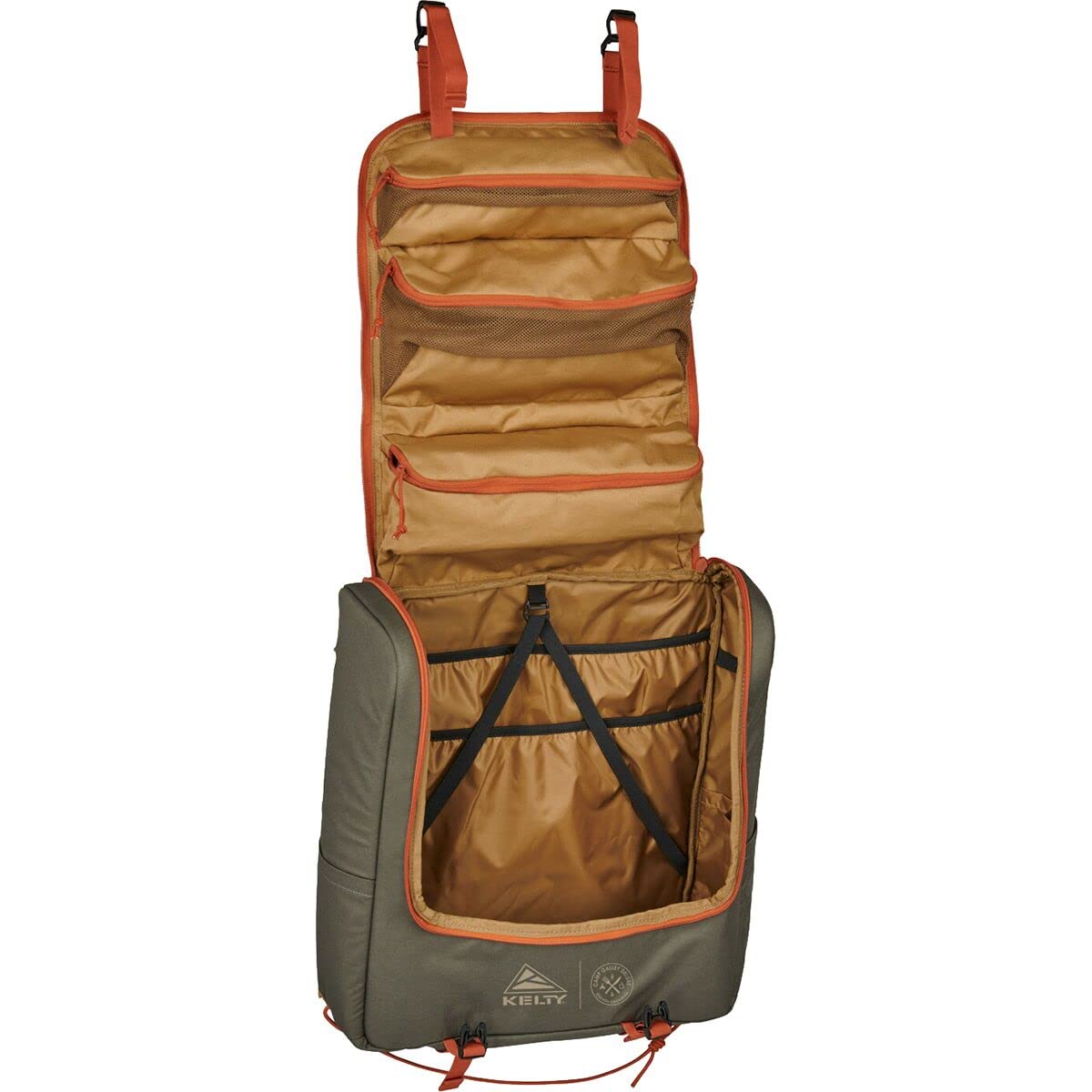 Kelty Camp Galley Deluxe pocket organization keeps gear accessible during trips.