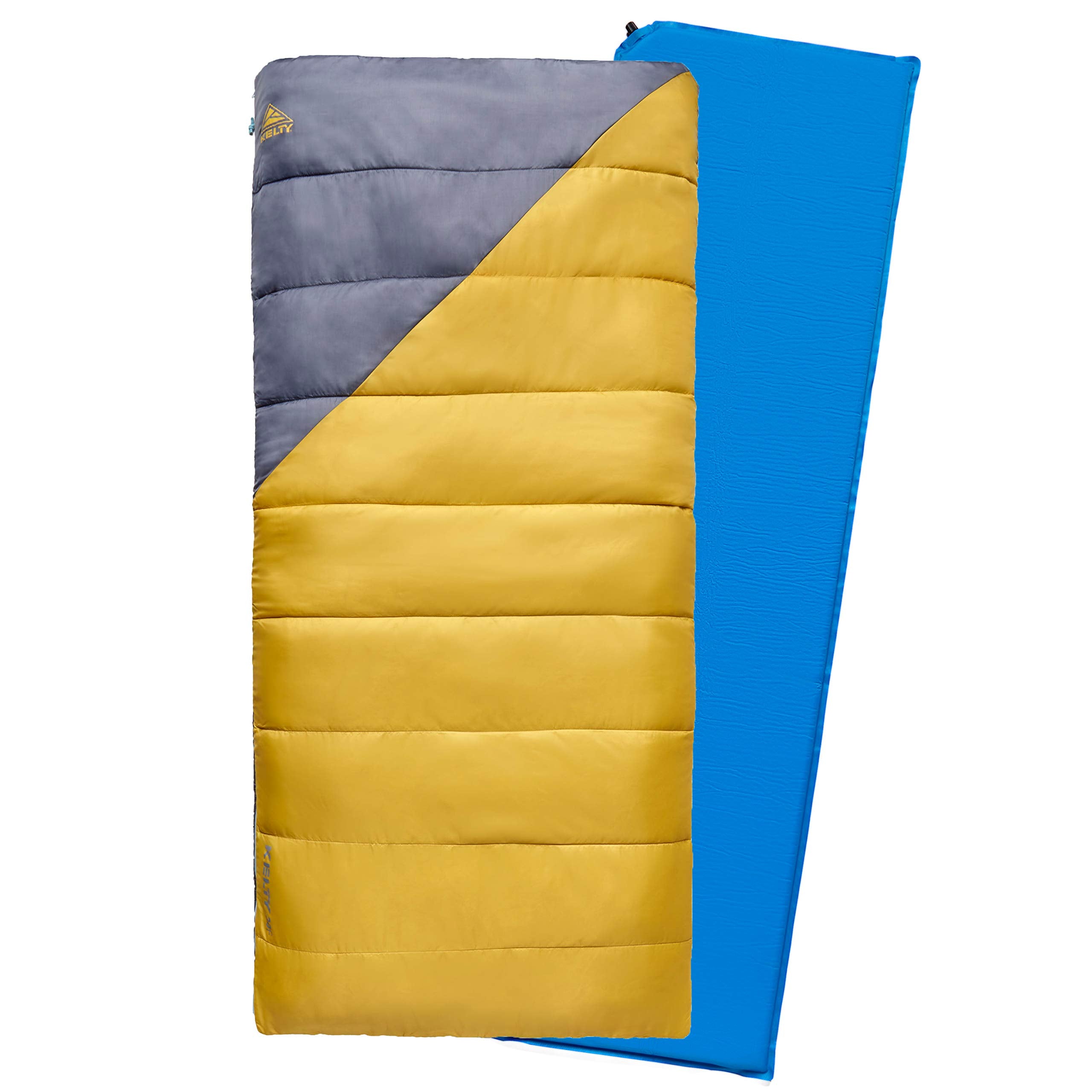 Kelty Campground Kit sleeping bag setup for quick warmth on car trips