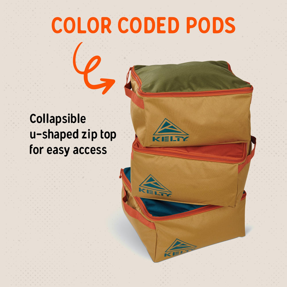 Kelty CAR-GO-Box pod dimensions of 20x12x12 inches aid neat packing