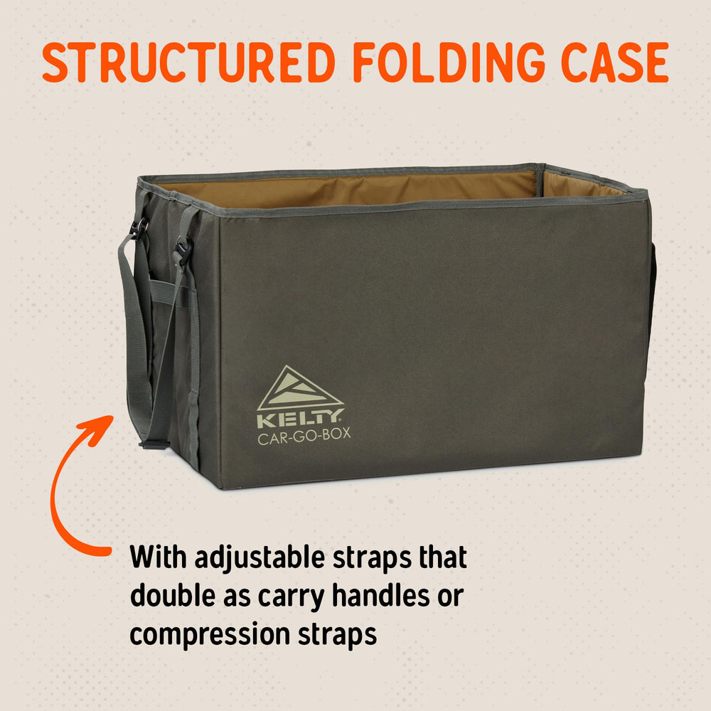 Kelty CAR-GO-Box rugged 600D fabric endures busy campsites and car rides