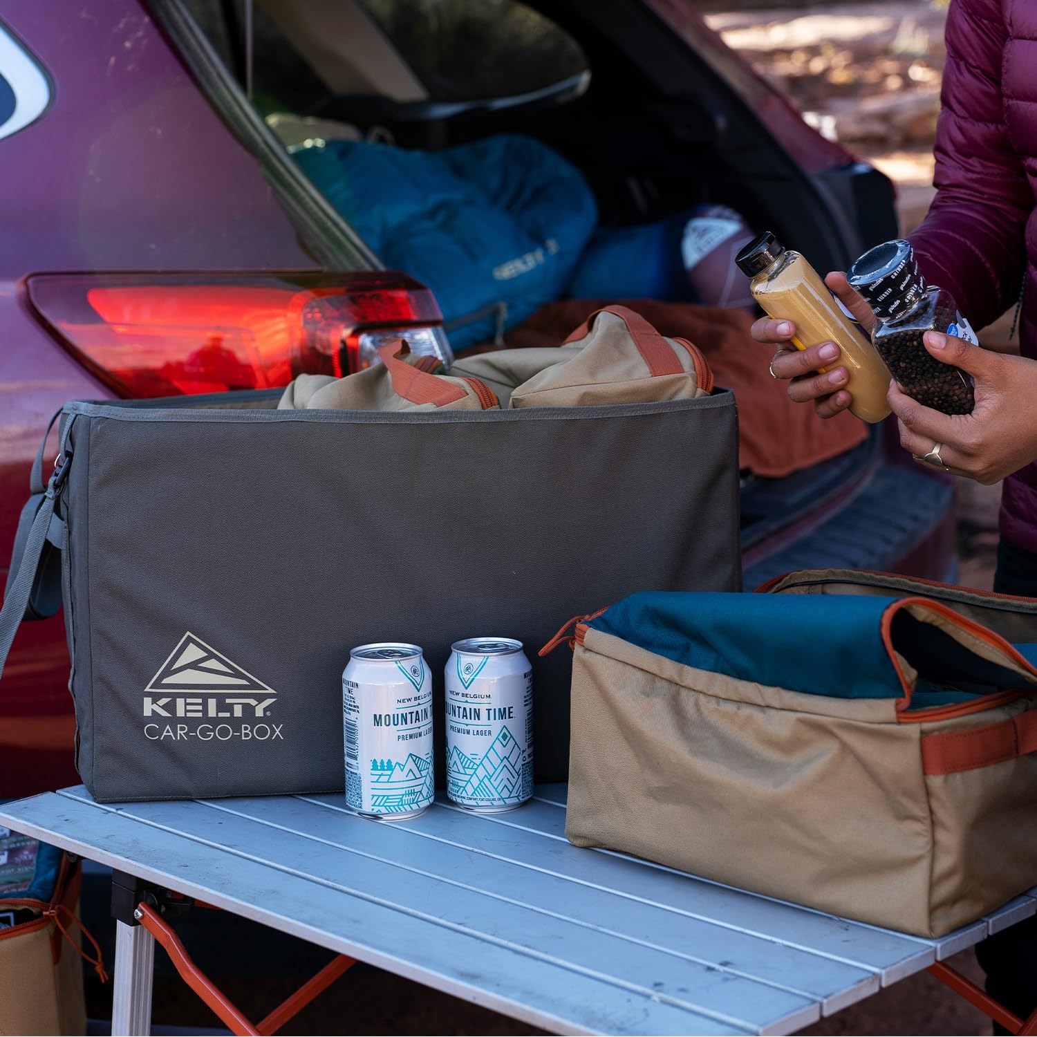 Kelty CAR-GO-Box weighs about 5 pounds 2 ounces for light, flexible setup