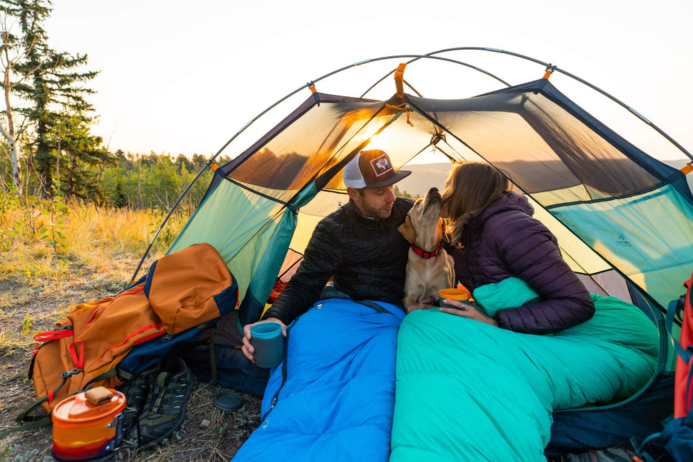 Kelty Cosmic 0 Ultra packed compact for backpacking trips