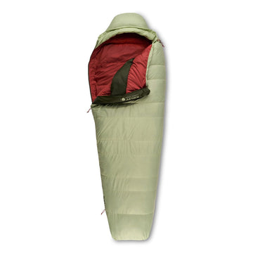 Kelty Cosmic 20 Down with expanded footbox for happier feet on trail.