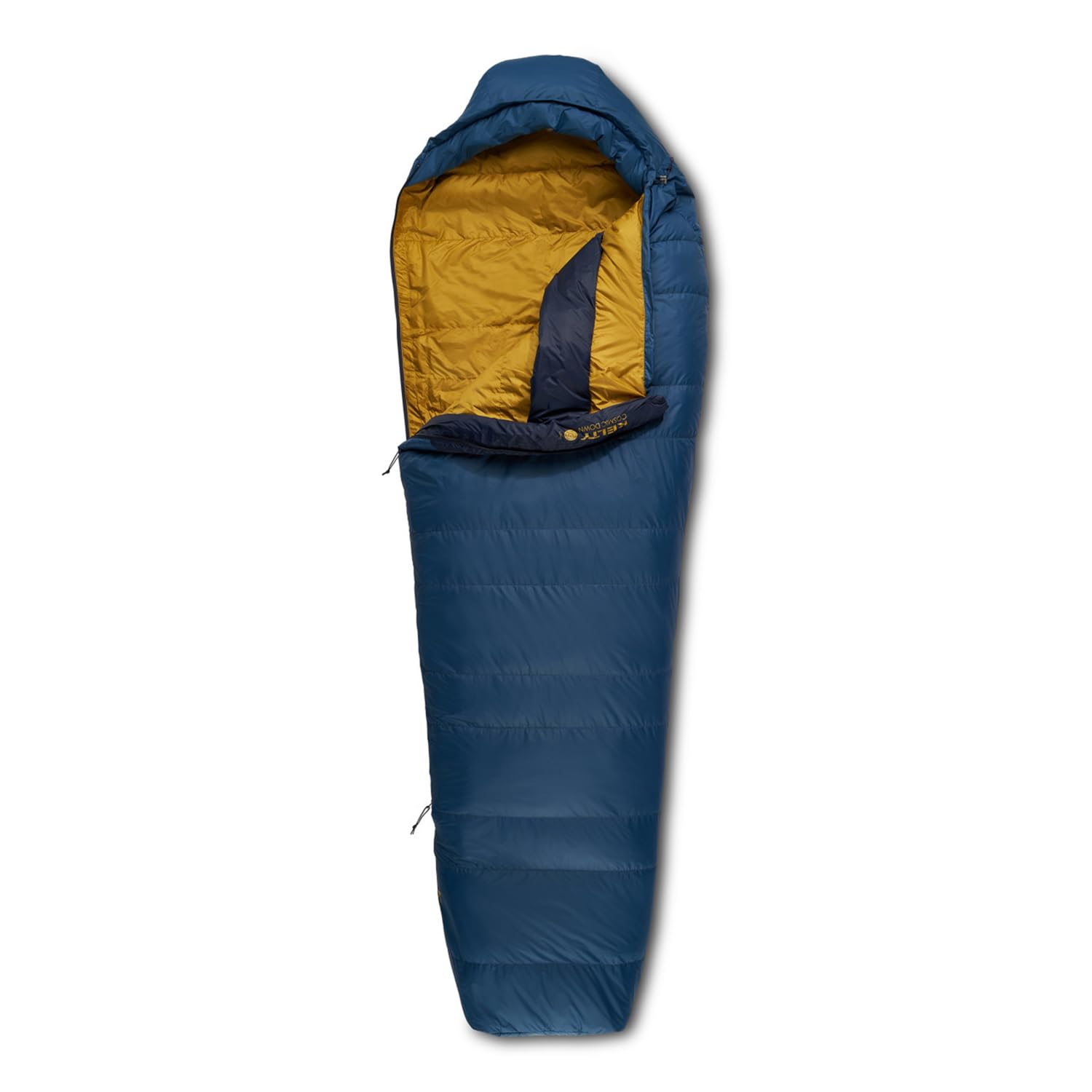 Kelty Cosmic 20 hood close-up showing heat retention for cold nights.