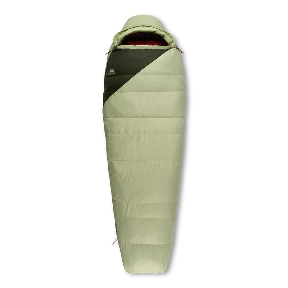 Kelty Cosmic 20 Down with zippered stash pocket for small essentials.