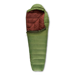Kelty Cosmic 40 F sleeping bag packed in a stuff sack for travel comfort