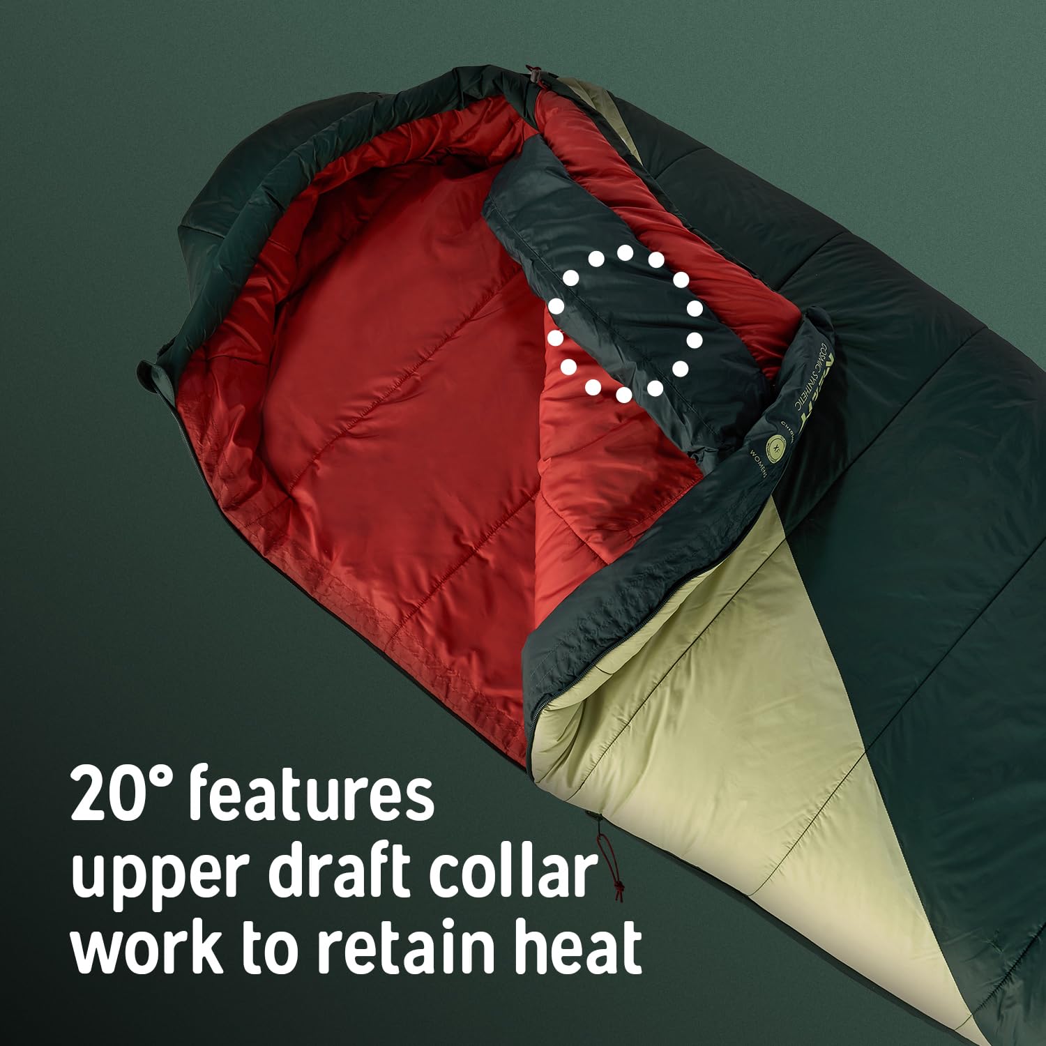 Kelty Cosmic soft nylon taffeta fabric texture and color