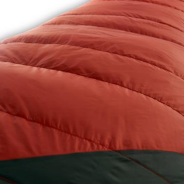 Kelty Cosmic compact, packable design for winter trips.