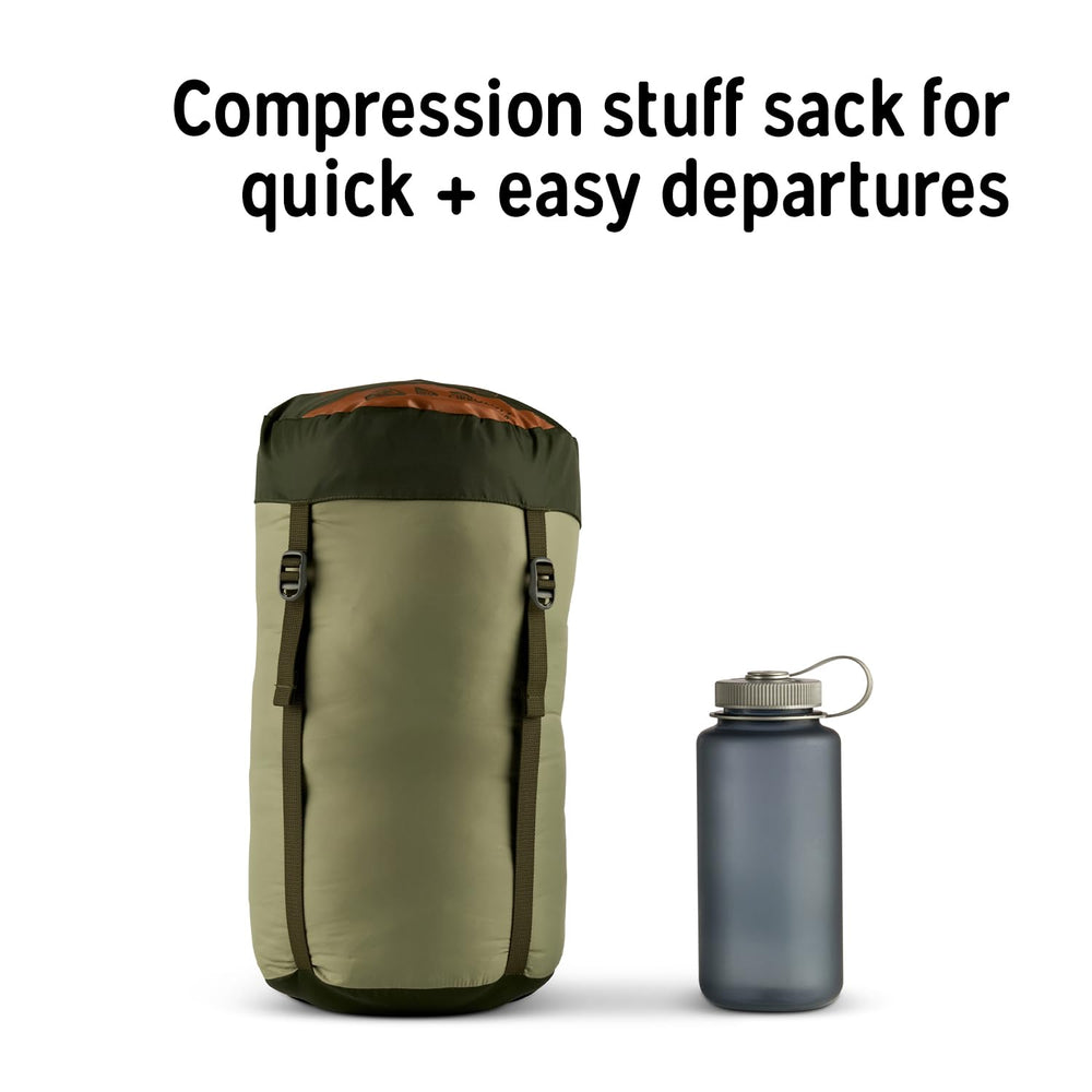 Kelty Cosmic in Duffel Bag Green/Smoke color for rugged outdoor styling.