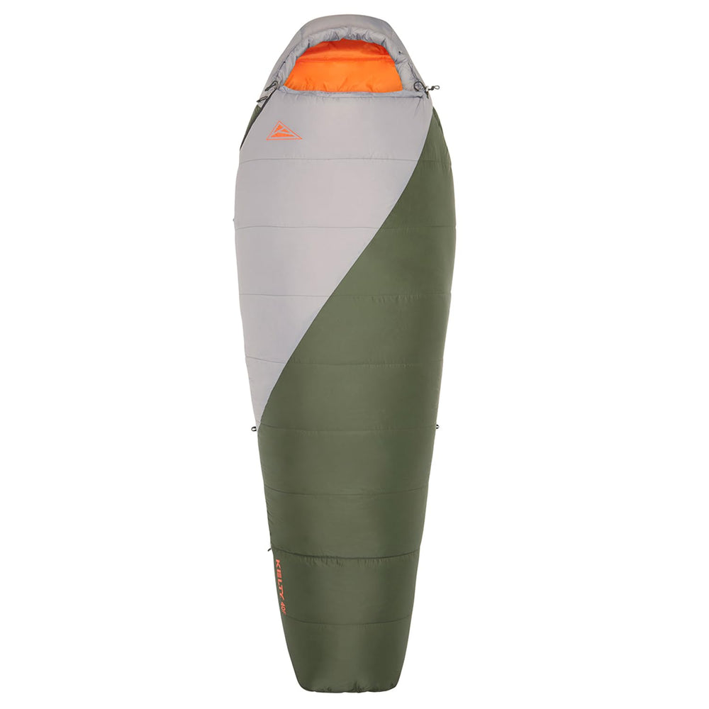 Kelty Cosmic Synthetic sleeping bag close-up highlights CirroLoft insulation for warmth