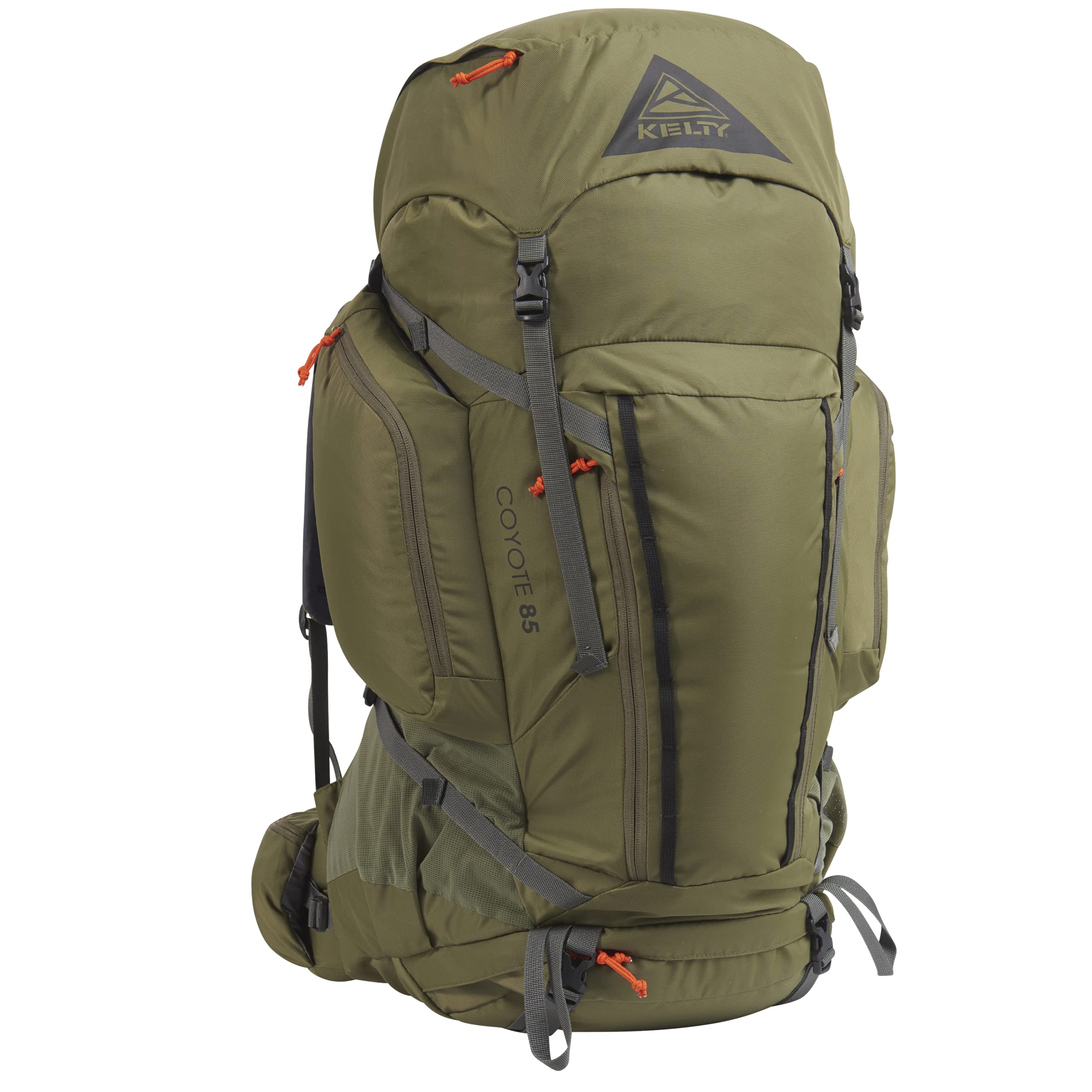 Kelty Coyote 65L AMP-Flow back panel for cooling comfort during hikes.