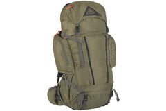 Kelty Coyote 65L backpack full view showing organized main compartment for extended trips.