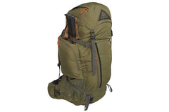 Kelty Coyote 65L with Fit-Pro adjustment in use for quick personalized fit.