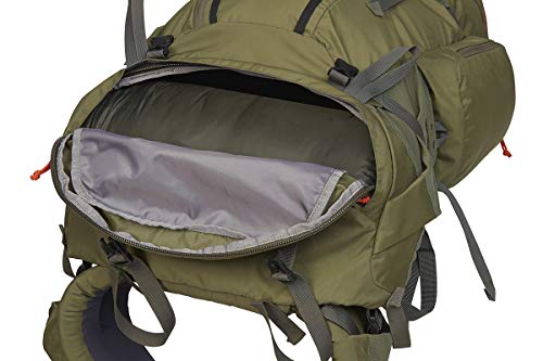 Kelty Coyote 65L J-zip top loading access for easy packing
