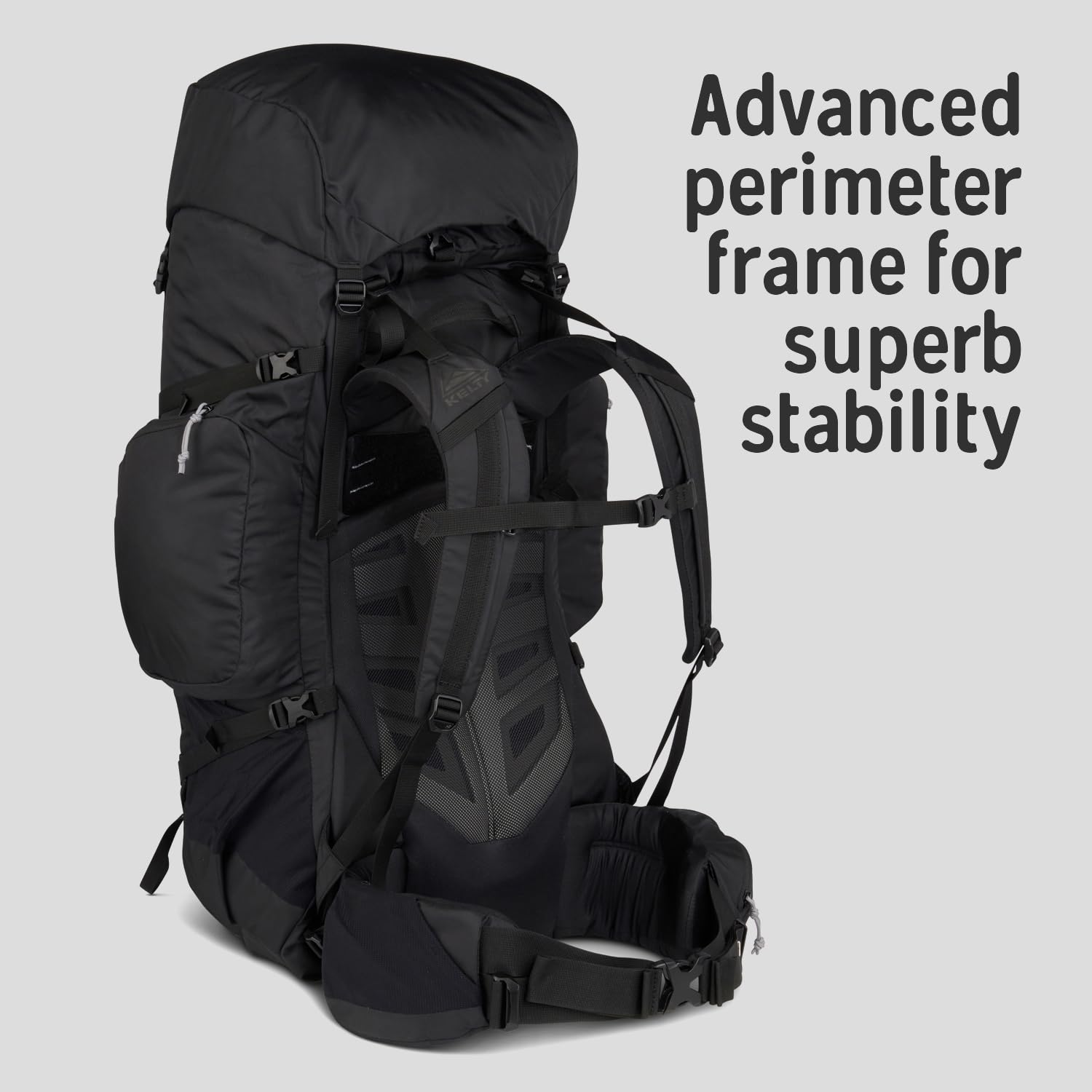 Kelty Coyote Fit-Pro torso adjustability lets you customize fit on the fly.