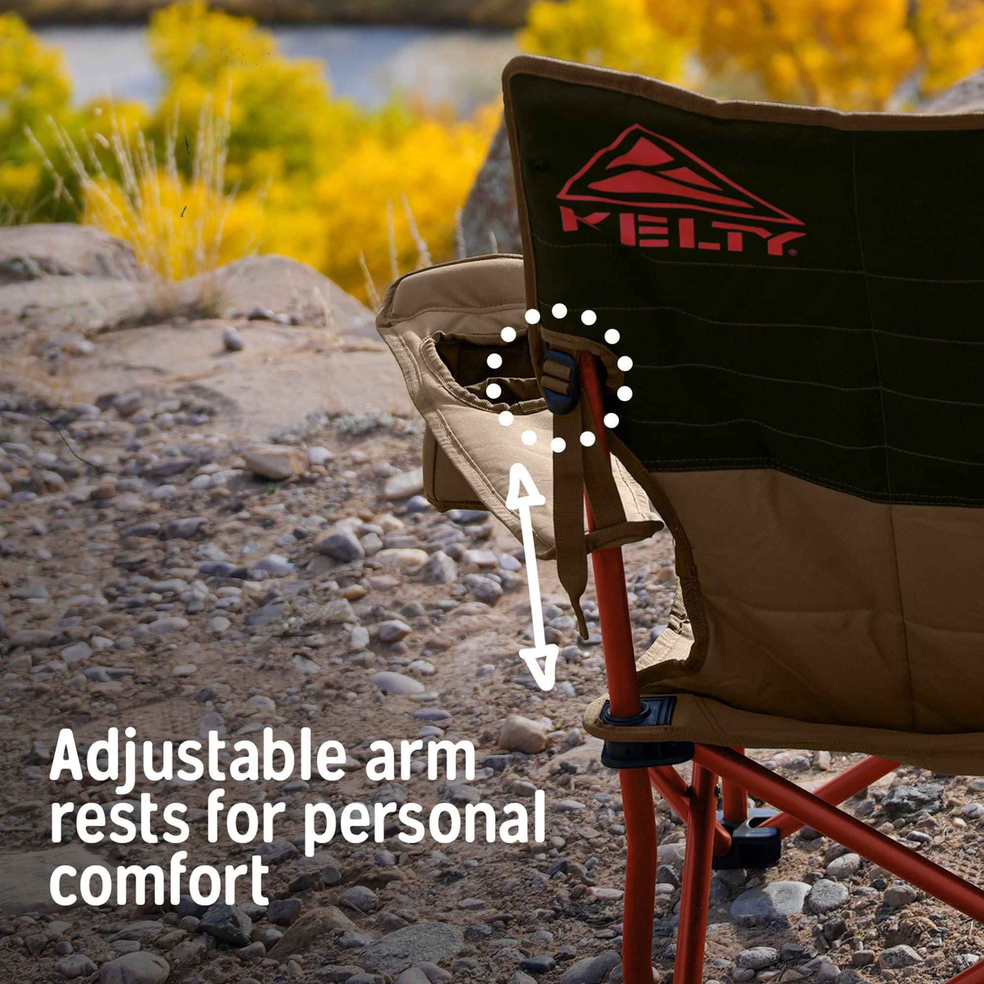 Weight capacity of 325 lbs supports a wide range of users.