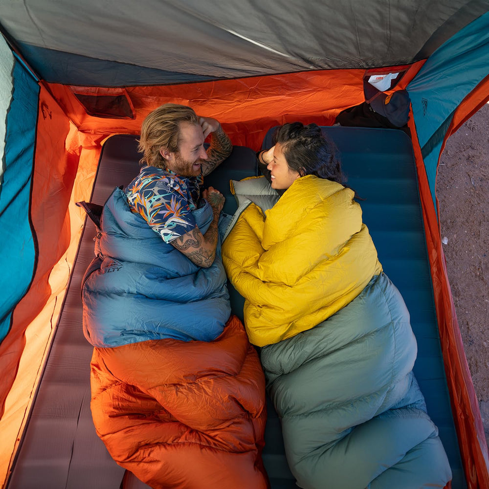 Kelty Discovery Basecamp 4P packed dimensions near 23x6x6 inches.