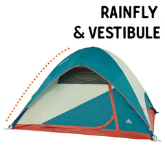 Kelty Discovery Basecamp 4P setup in minutes with quickcorners.