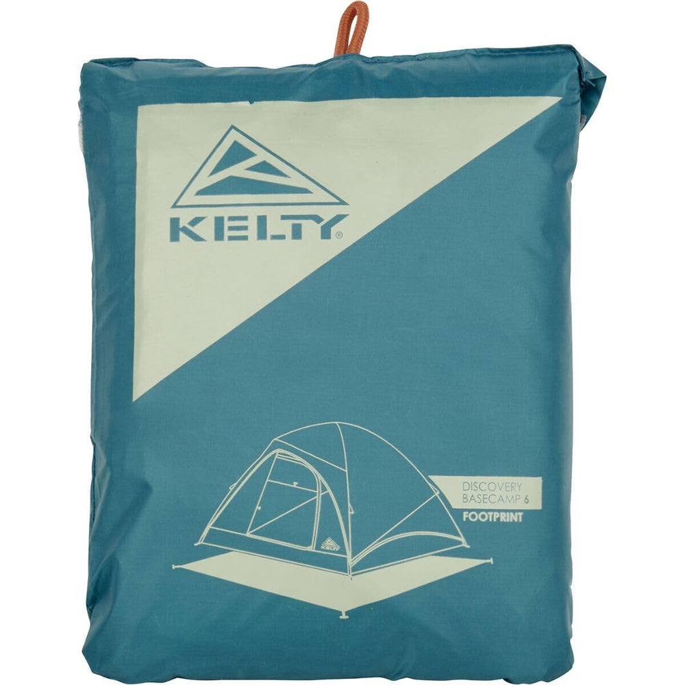 Kelty Discovery Basecamp tent footprint protects the tent floor from wear and tear for six-person tents