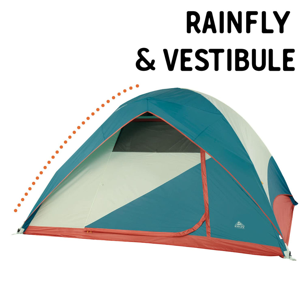 Kelty Discovery Basecamp 6P peak-height interior features near 68 inches.