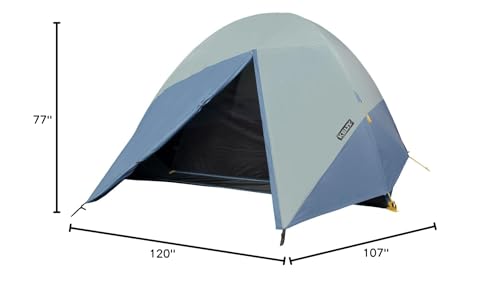 Kelty Discovery Element packed-dims shows compact packed size for transport.