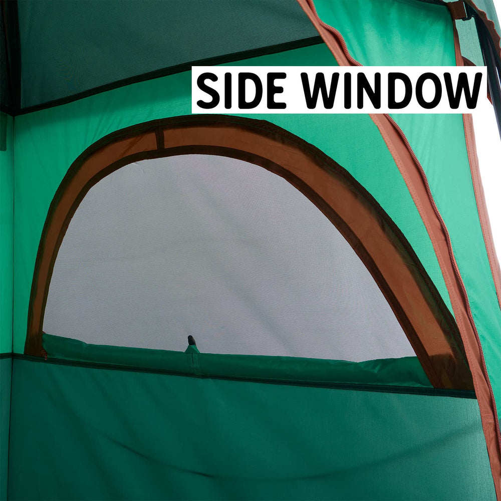 Kelty Discovery H2GO Jelly Bean interior with roll-out floor for shower use