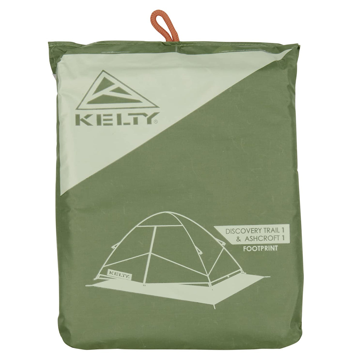 Kelty Discovery Trail tent footprint beneath the floor protects against abrasions and dirt at campsites.