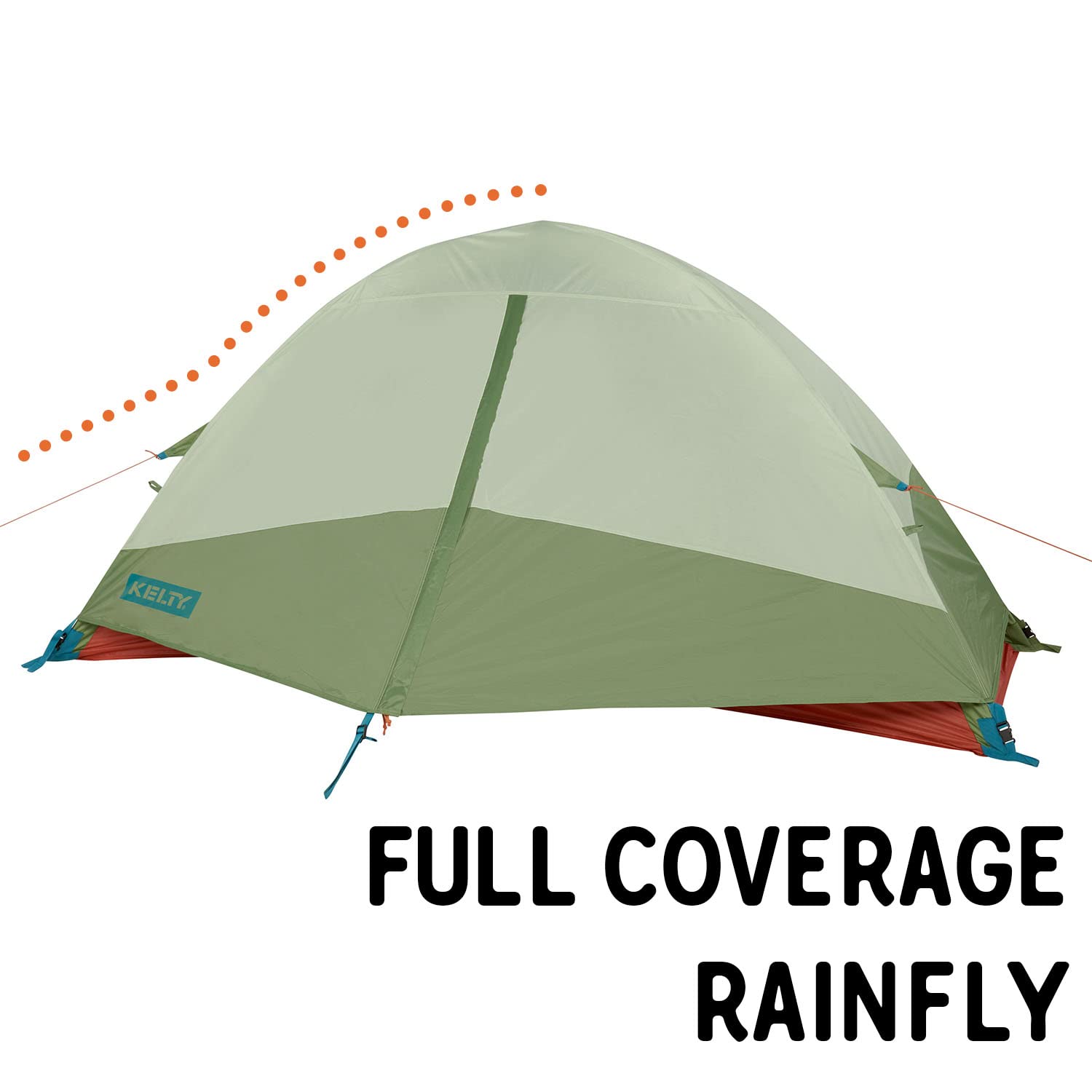 Kelty Discovery Trail tent interior showing compact 2-person space