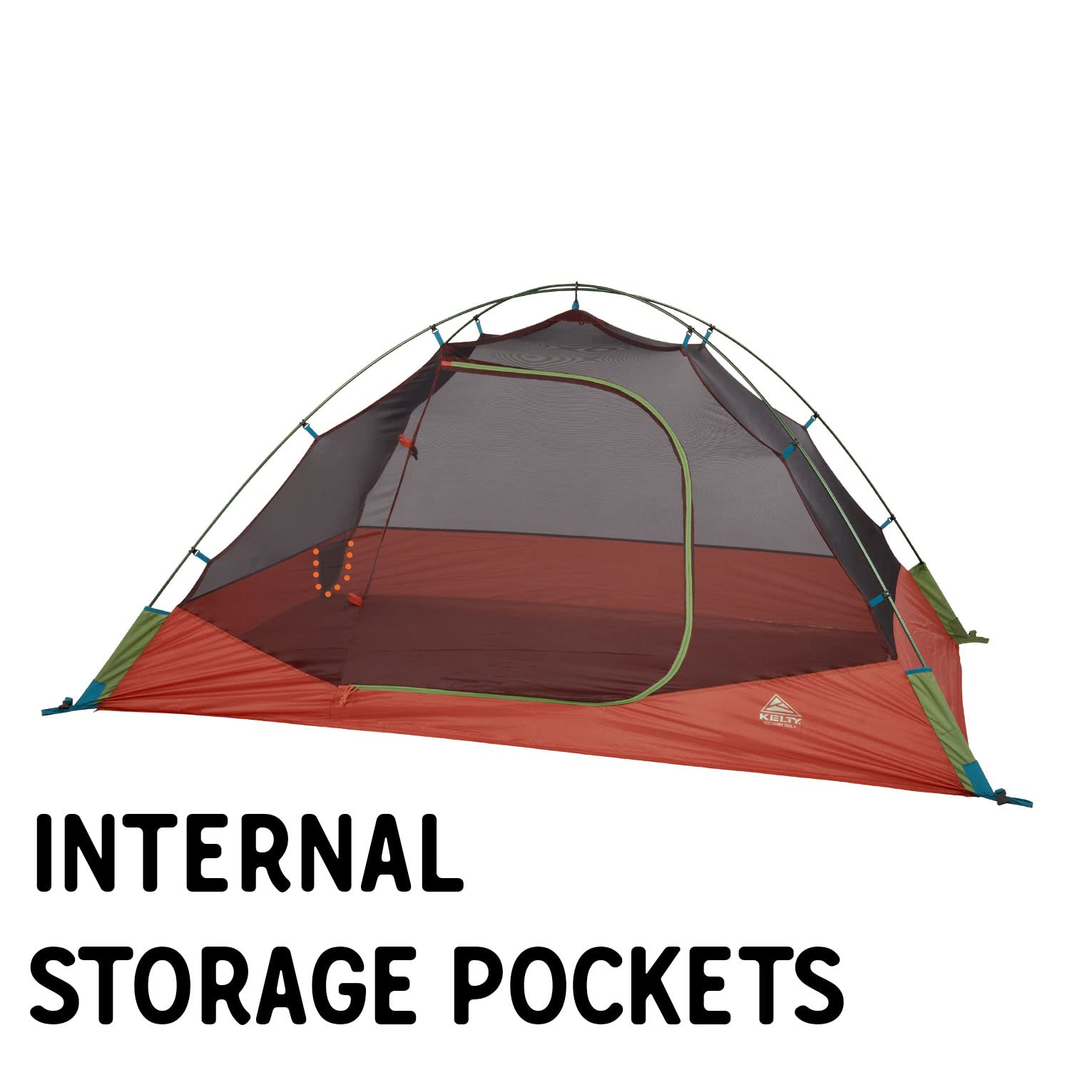 Kelty Discovery Trail tent stuff sack included demonstrates compact packing and portability.