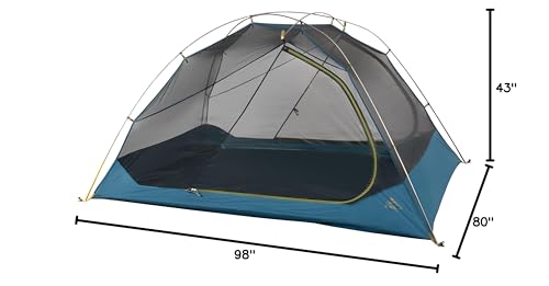 Kelty Far Out tent on a lakeside night feels inviting.