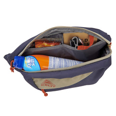Kelty Giddy 3L Reflecting Pond stash pocket keeps small items organized