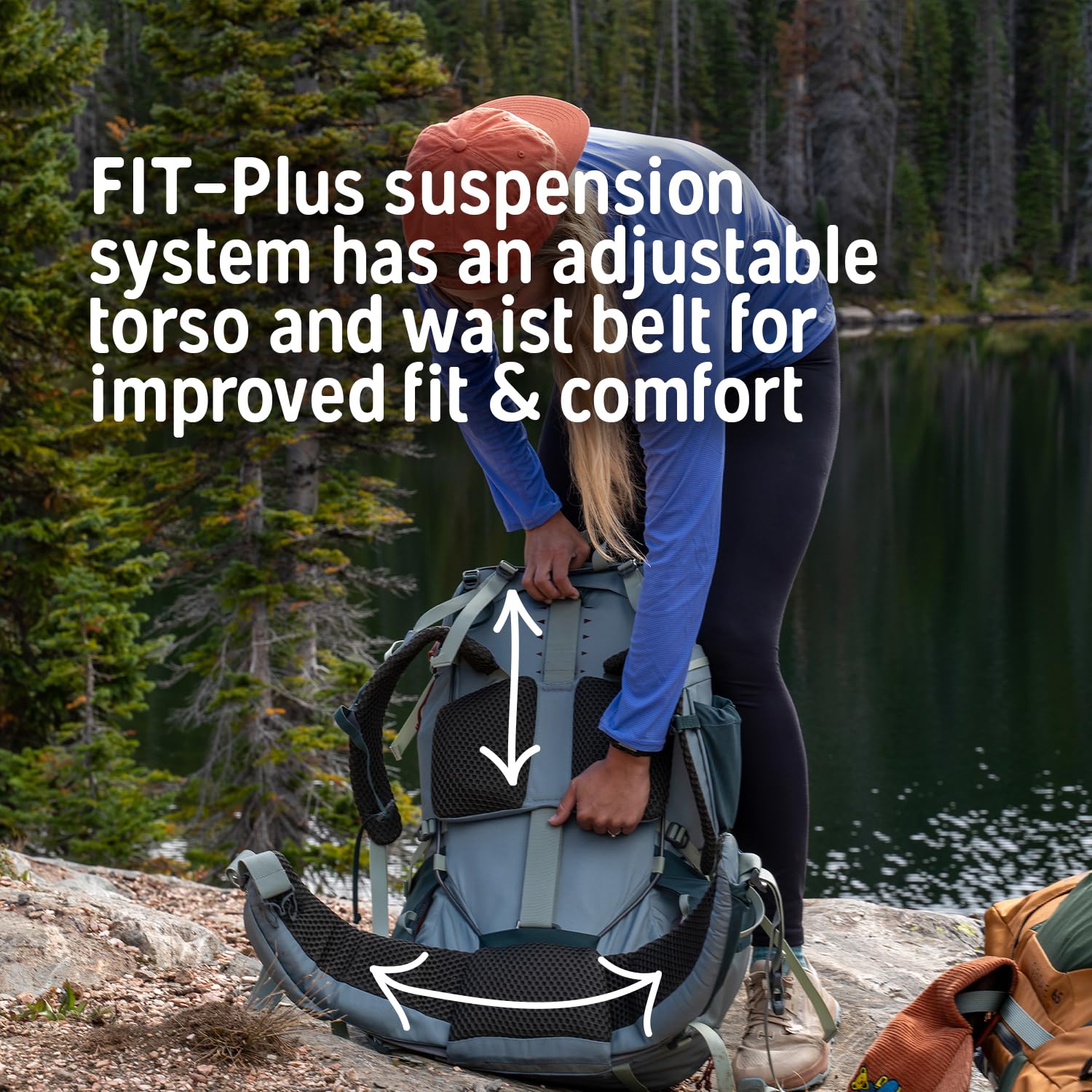 Kelty Glendale 65L hip belt pockets keep essentials within reach.