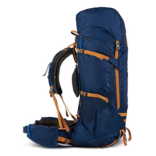 Kelty Glendale 85L Pageant Blue shoulder pockets for essentials