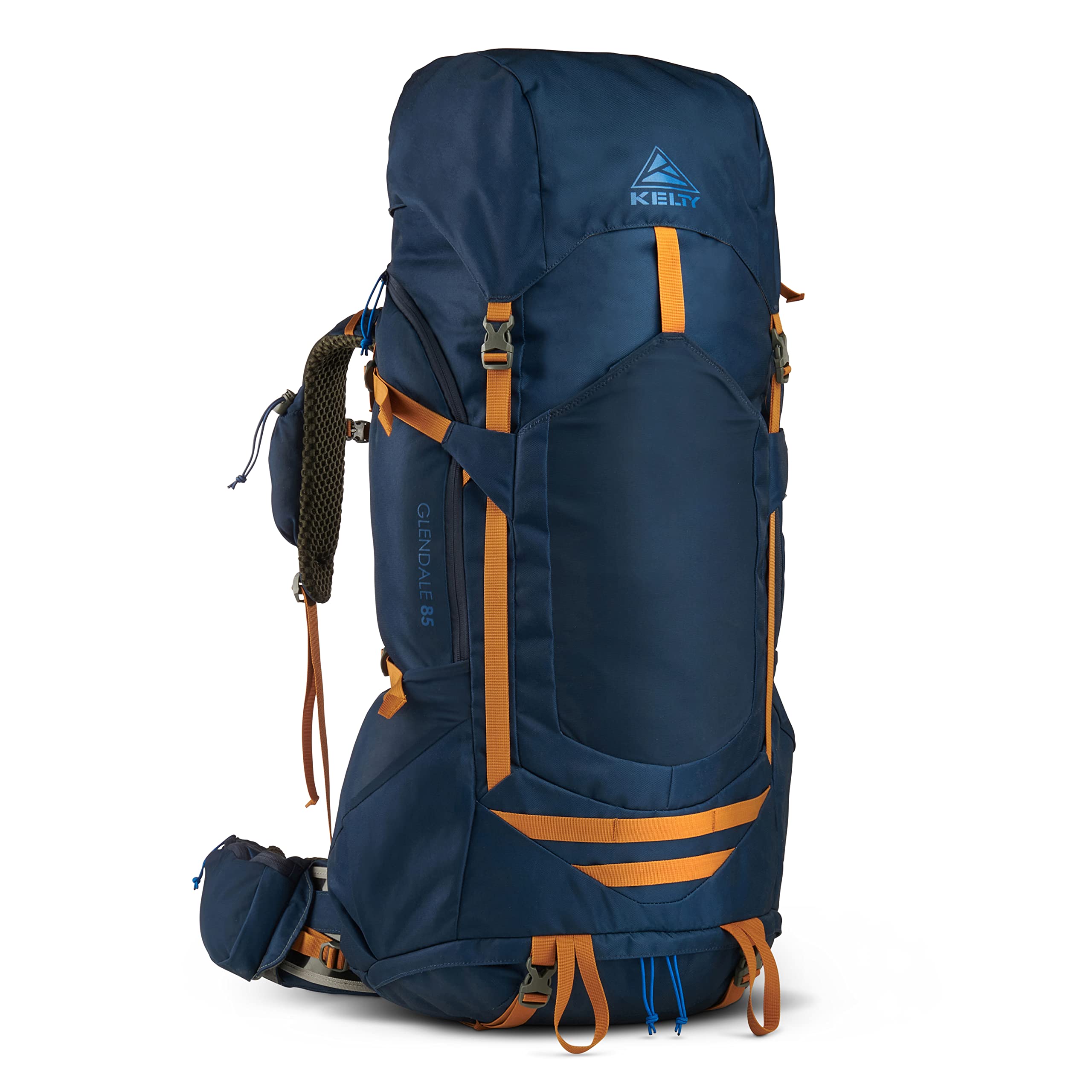 Kelty Glendale 85L Pageant Blue top lid view for quick access