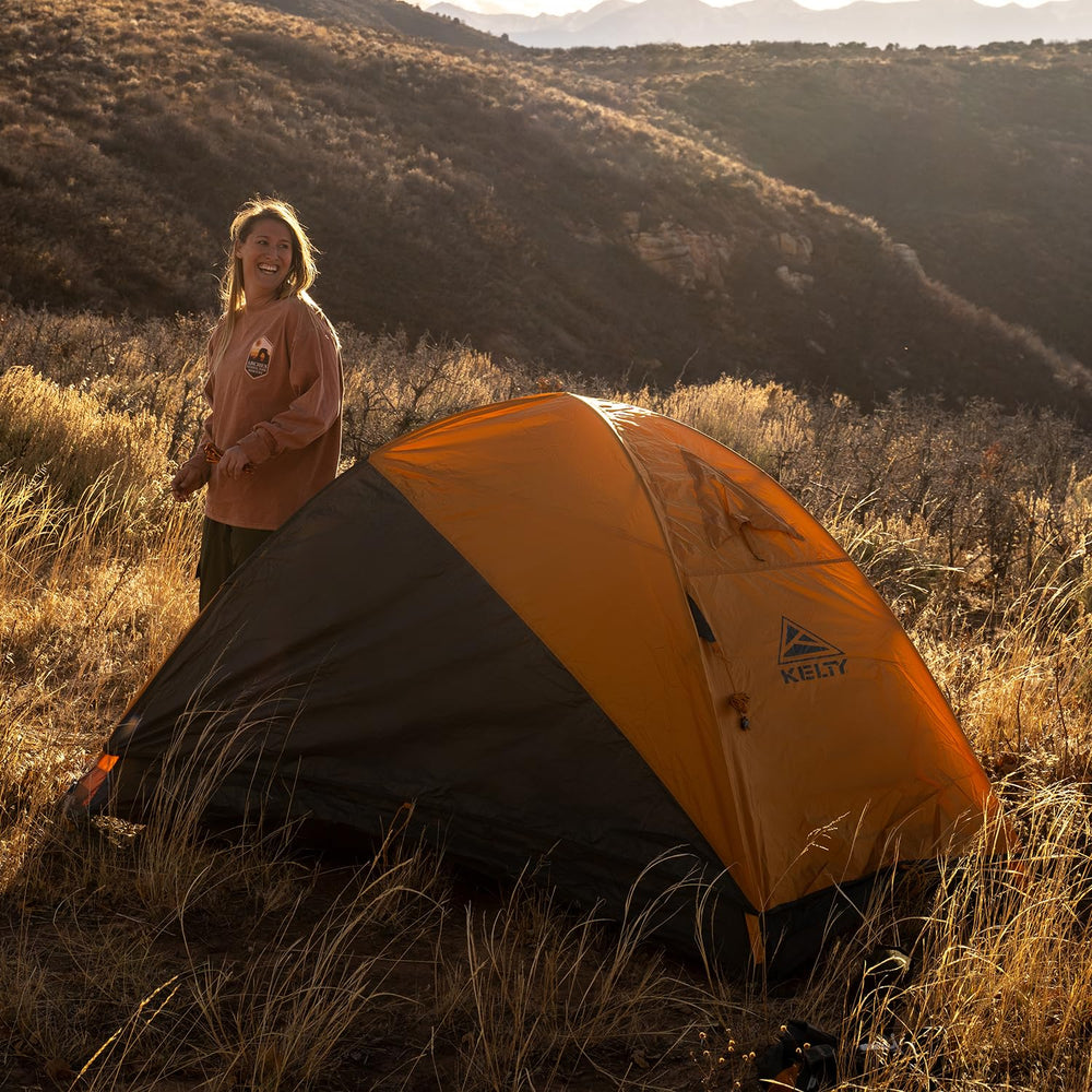 Kelty Grand Mesa 2P single door design for easy access and organization