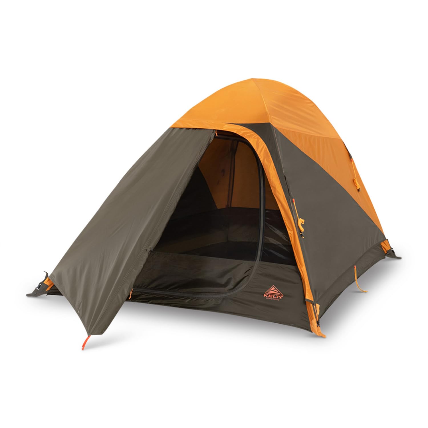 Kelty Grand Mesa 2P tent setup in forest for quick trail shelter