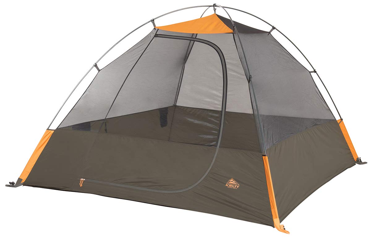 Kelty Grand Mesa 4P aluminum pole frame provides sturdy setup and reliable shelter.