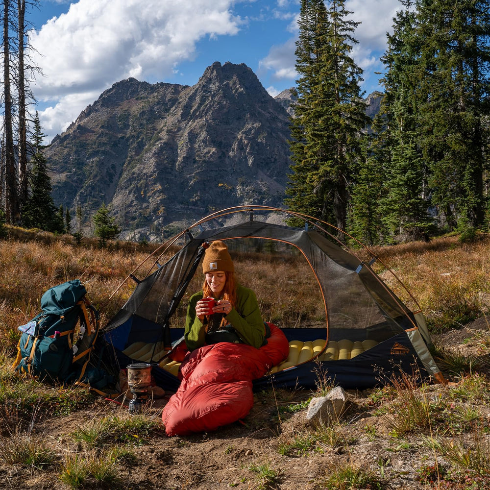 Kelty Late Start 1P compact pack size minimizes backpack load