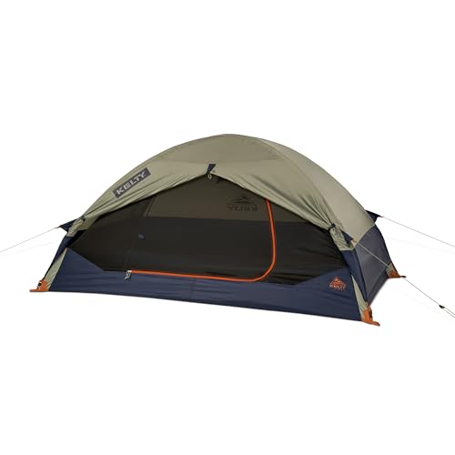 Kelty Late Start 2P waterproof poly fly keeps gear dry.