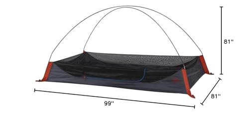 Kelty Late Start 4P durable 68D polyester fabrics