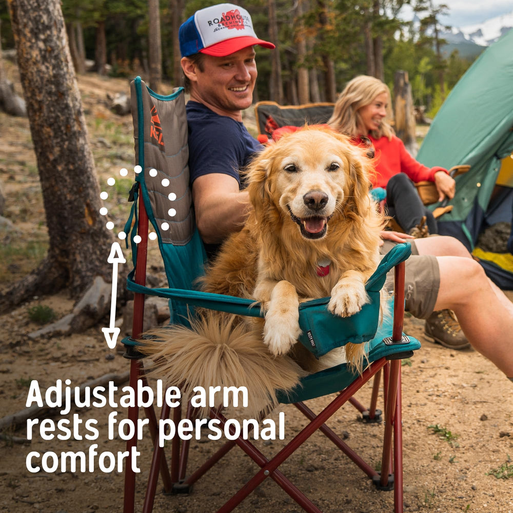 Kelty Loveseat 58-inch width armrests provide ample seating room.