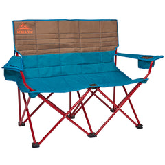Kelty Loveseat wide outdoor folding chair for two at tailgates and beaches.