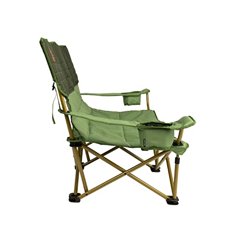 Kelty Low Loveseat puppy-friendly-camping scenario with dog.
