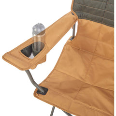Kelty Lowdown chair open and ready for camping seating