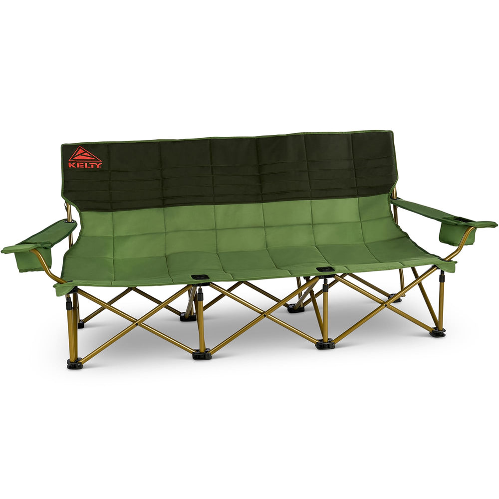 Kelty Lowdown Couch setup at campsite with spacious three-person seating
