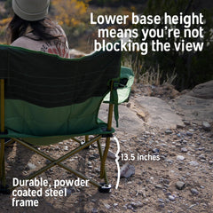 Kelty Lowdown Couch folded Roll Tote shows portable storage for quick transport.