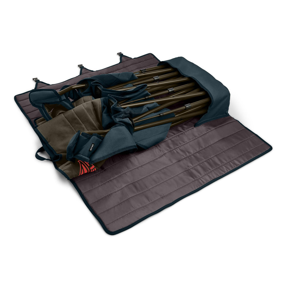 Kelty Lowdown Couch back view emphasizes roomy seating and stability.